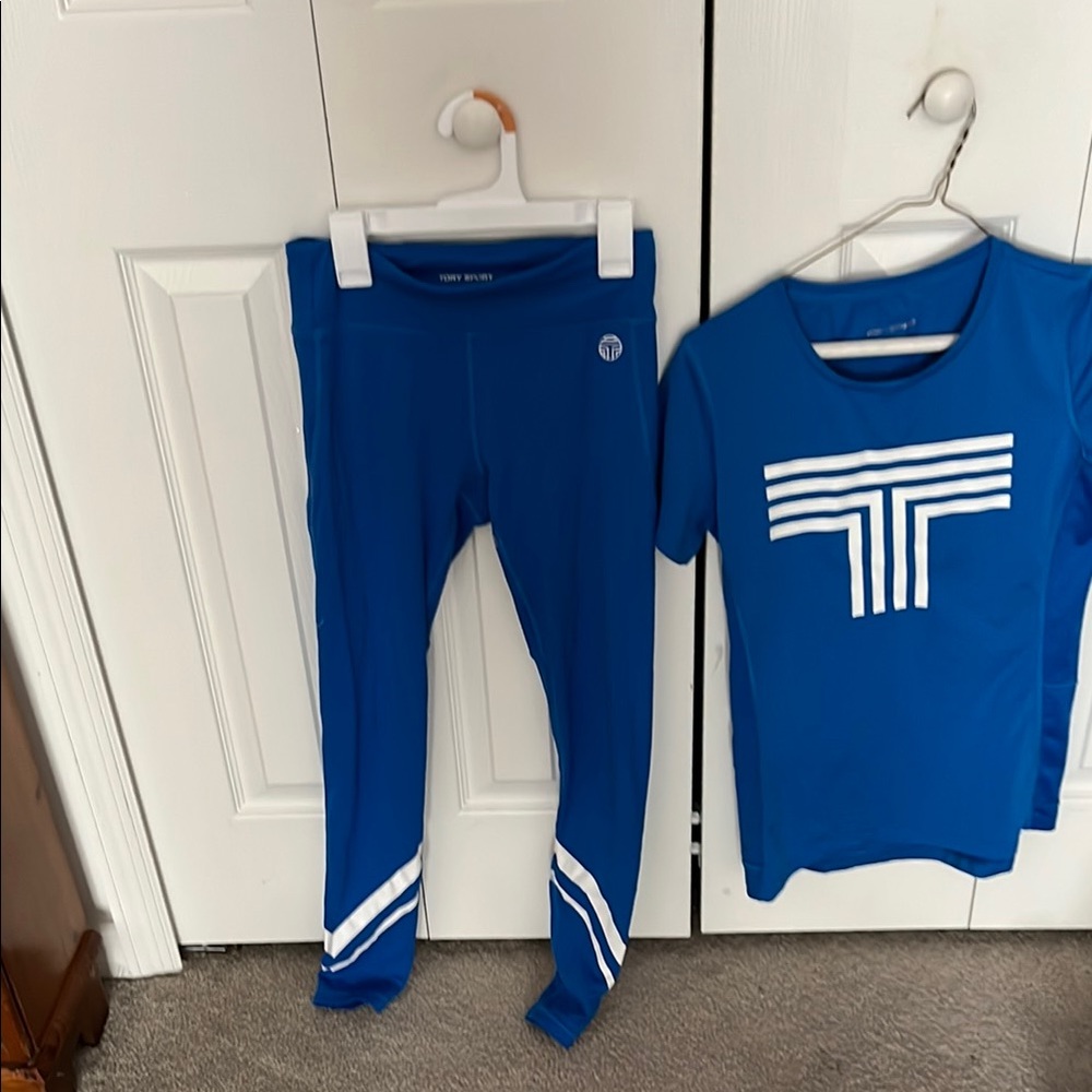 Tory Burch Blue Activewear Set